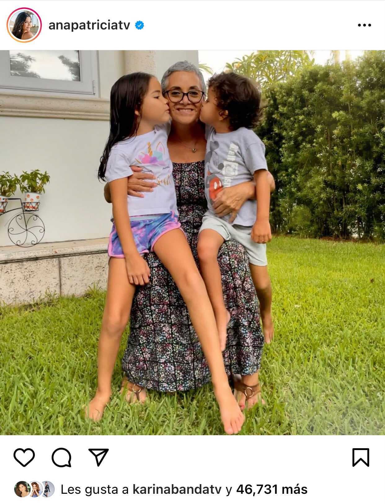 En una publicación de Instagram en la que le dedicó un cariñoso mensaje, la exconductora contó que Tere llegó a su vida 
<b><a href="https://www.instagram.com/p/CTQZWHJpW7a/" target="_blank">"cuando Giulietta tenía 2 meses de edad". </a></b>
<br>