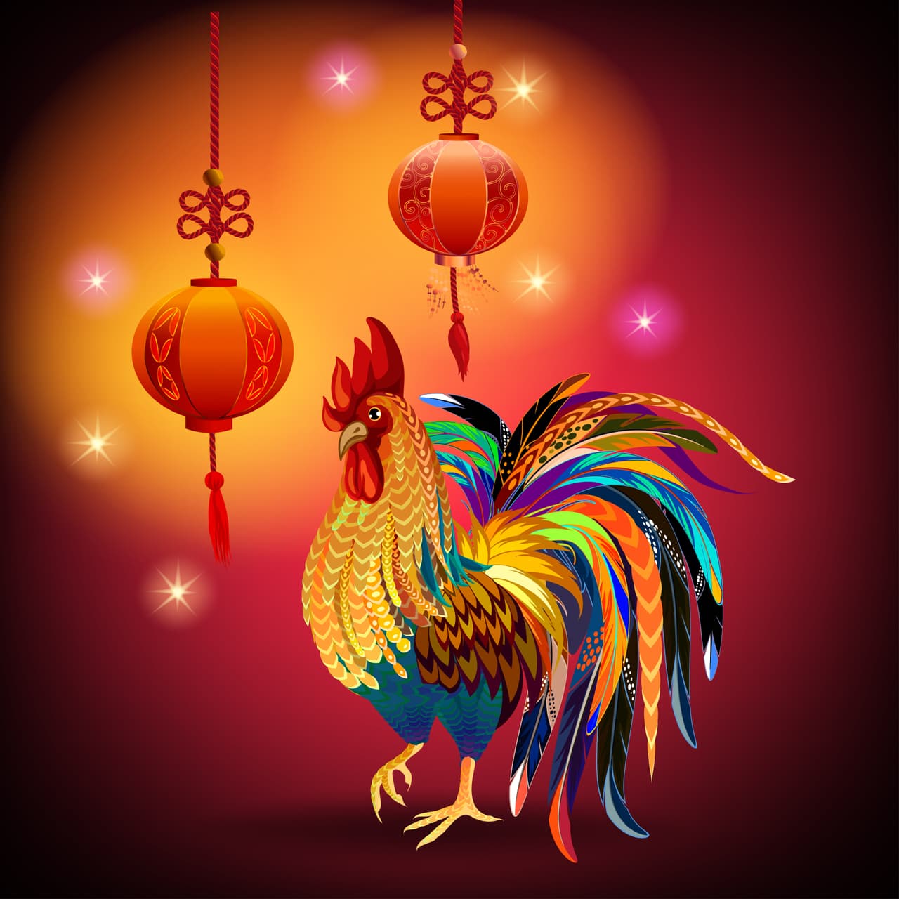 Vemos al gallo como el jefe del corral, el orgulloso líder muy seguro de sí mismo, con lo cual acarrea un ego saludable, vanidoso y hasta autoritario, pero no por eso menos amable y generoso con su entorno cercano.