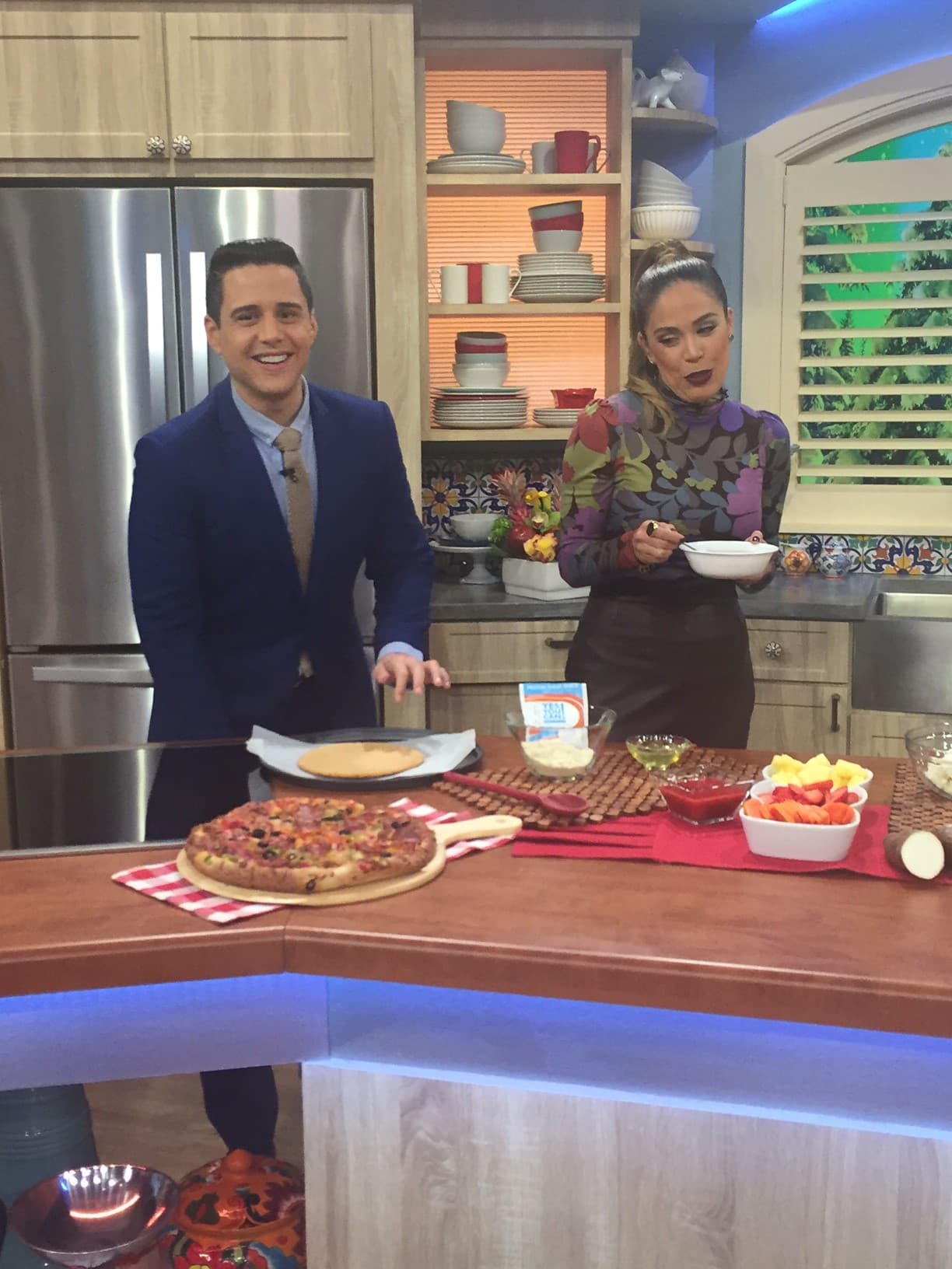 Aunque Alejandro le dio permiso de seguir la dieta de la pizza, Karla resultó muy bien potada.