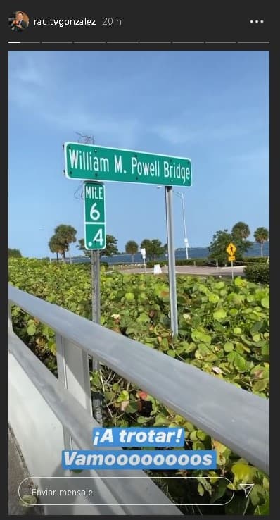 Raúl sigue firme en su objetivo de mantenerse activo.