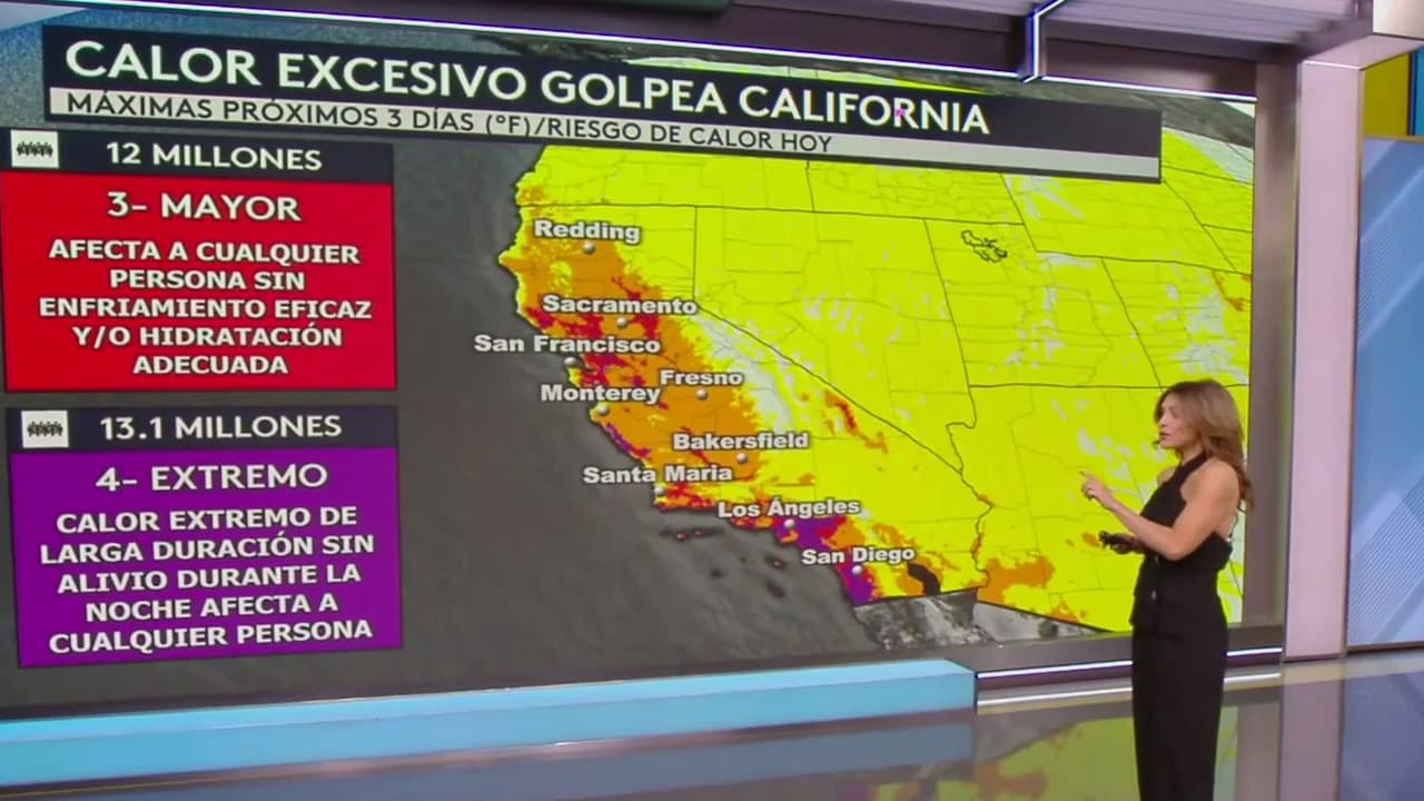 Clima hoy en EEUU, lunes 5 de octubre 2026: Ola de calor histórica en California amenaza con batir récords