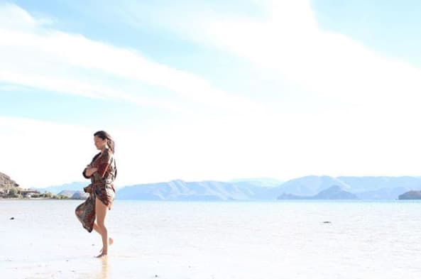 La pareja ha compartido sus mejores momentos en redes sociales desde que llegó a las bellas playas del norte mexicano.