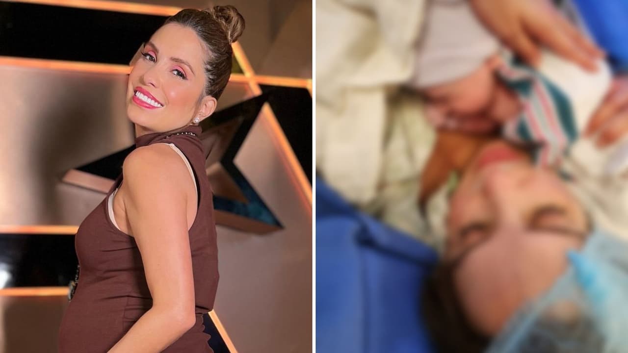Andrea Escalona muestra por primera vez a su bebé y narra el drama que vivió durante su nacimiento