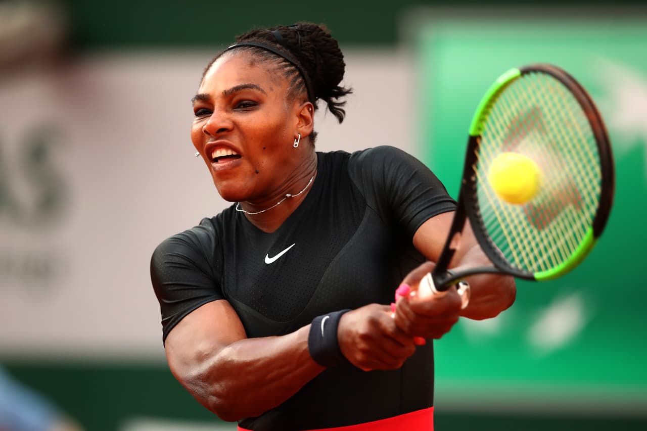 Así luce el outfit 'prohibido' de Serena Williams.