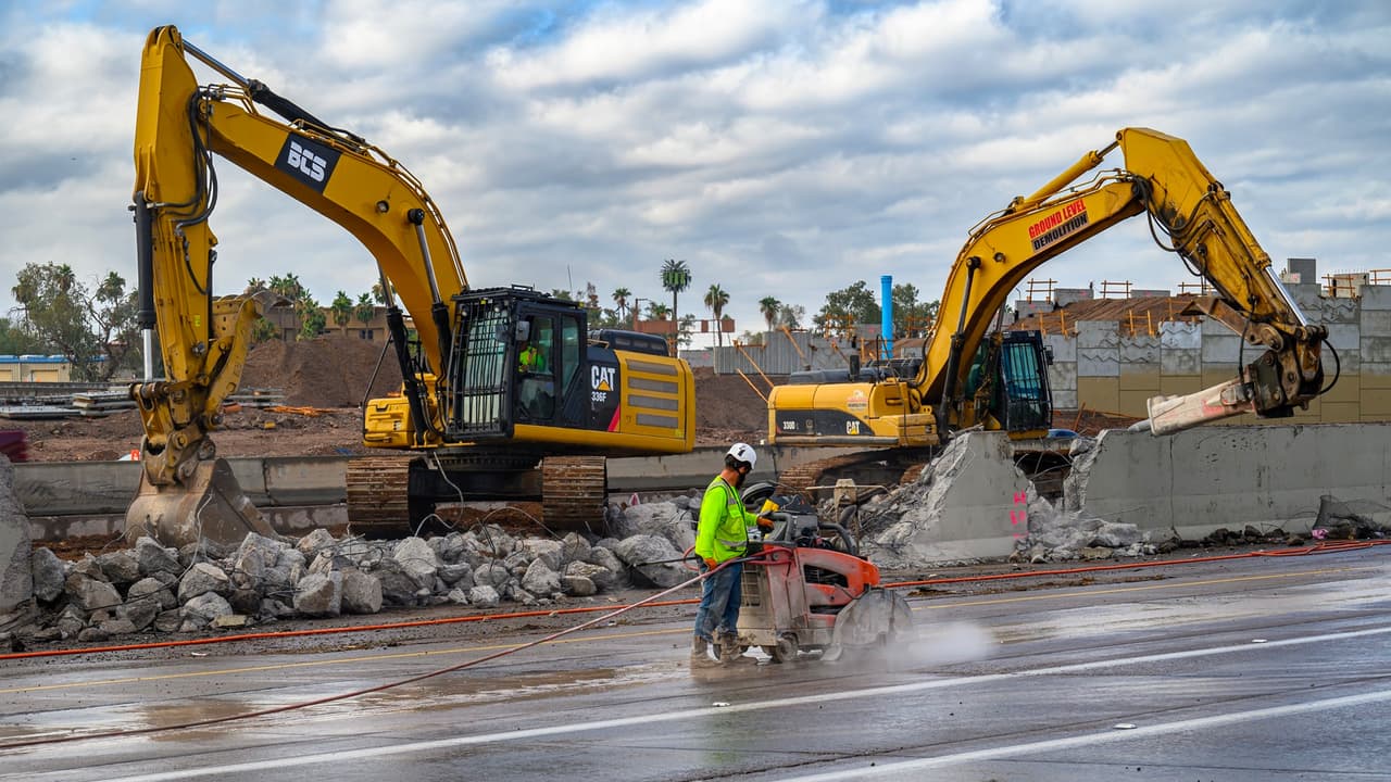 Circula con precaución: Cierres viales para el área de Phoenix del 23 al 26 de febrero