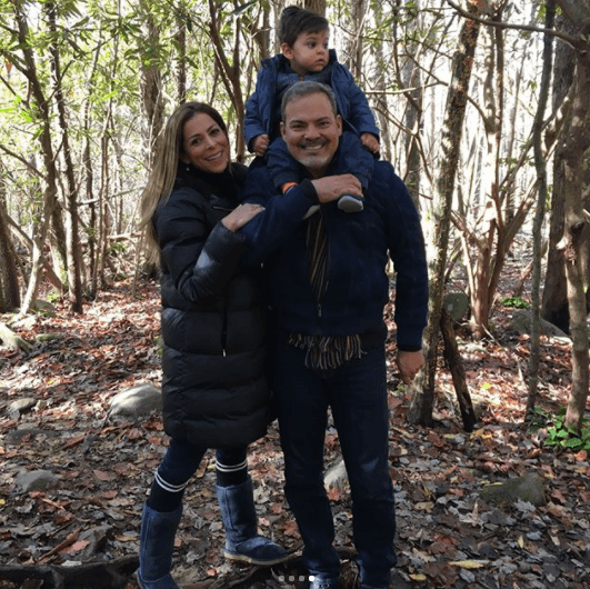 Toda la familia completa disfrutando de unos días rodeados de la nturaleza.