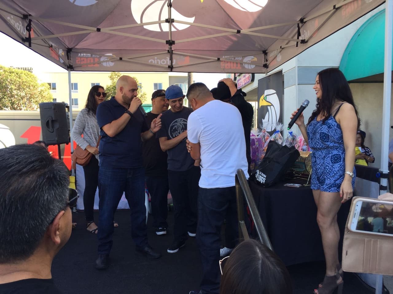 Raúl 'El Pelón', Carla Medrano y El Feo se enamoraron del cariño por parte de sus seguidores en San Diego.