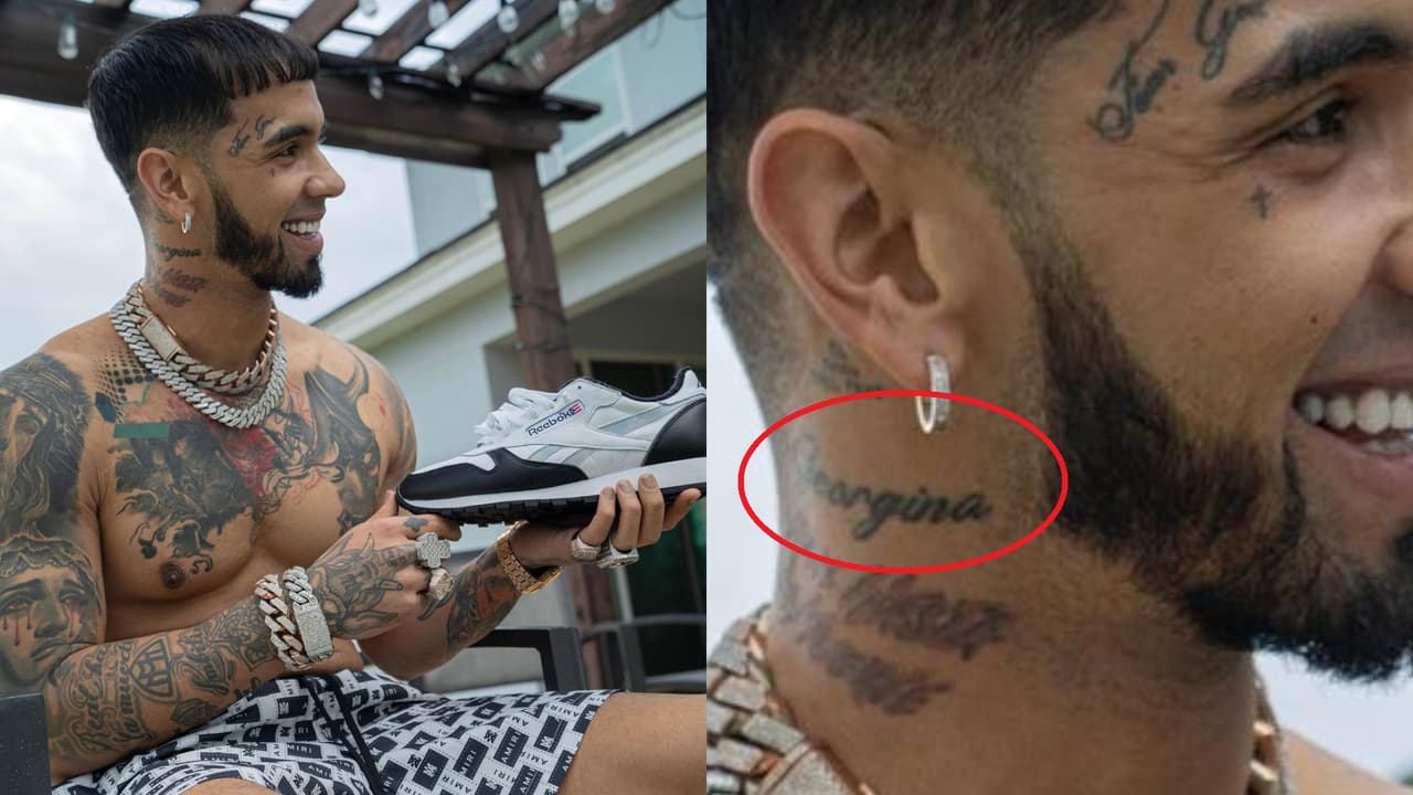 Con esta foto, Anuel AA deja al descubierto que aún conserva el tatuaje que se hizo con el nombre real de Yailin La Más Viral pese a su separación.