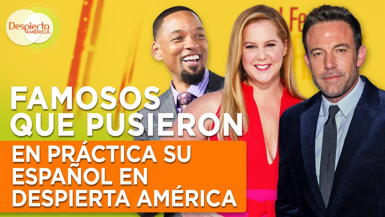 Famosos que pusieron en práctica su español en Despierta América