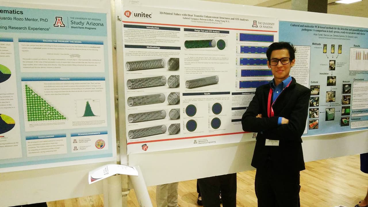 Hondureño presentó un proyecto en Arizona para mejorar los recursos energéticos 