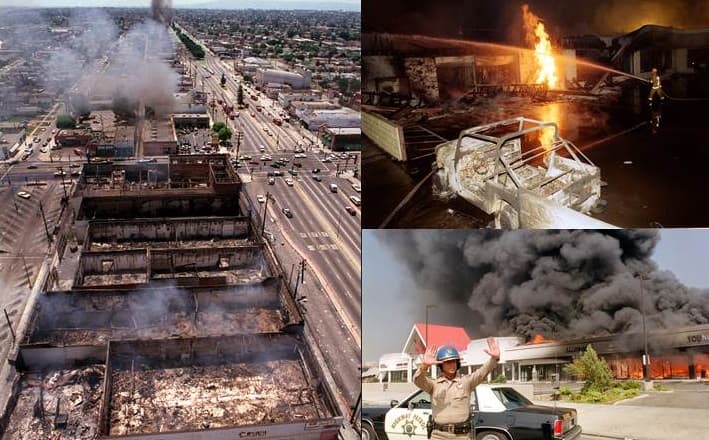 Crimen, pobreza y tensión con la Policía: lo que no ha cambiado tras 25 años de los fuertes disturbios en Los Ángeles