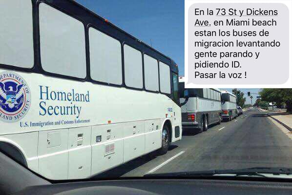 Desmienten rumores de redadas contra indocumentados en Miami