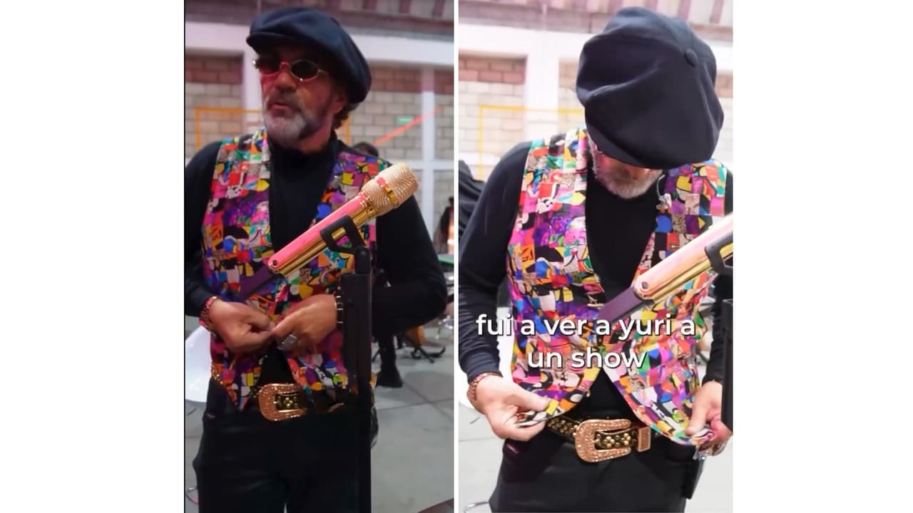 Mijares presumió que su ropa de los ochenta le volvió a quedar.