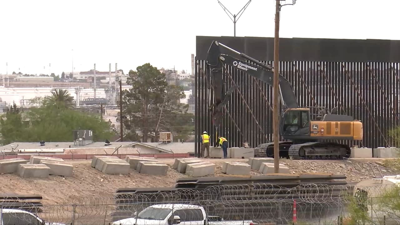 EEUU acelera construcción de muro fronterizo al sur de Texas