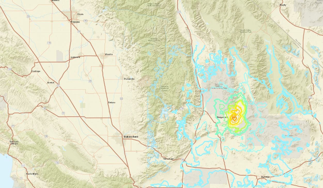 Sismo de 5.5 remece al sur del Valle Central, según reporta el USGS