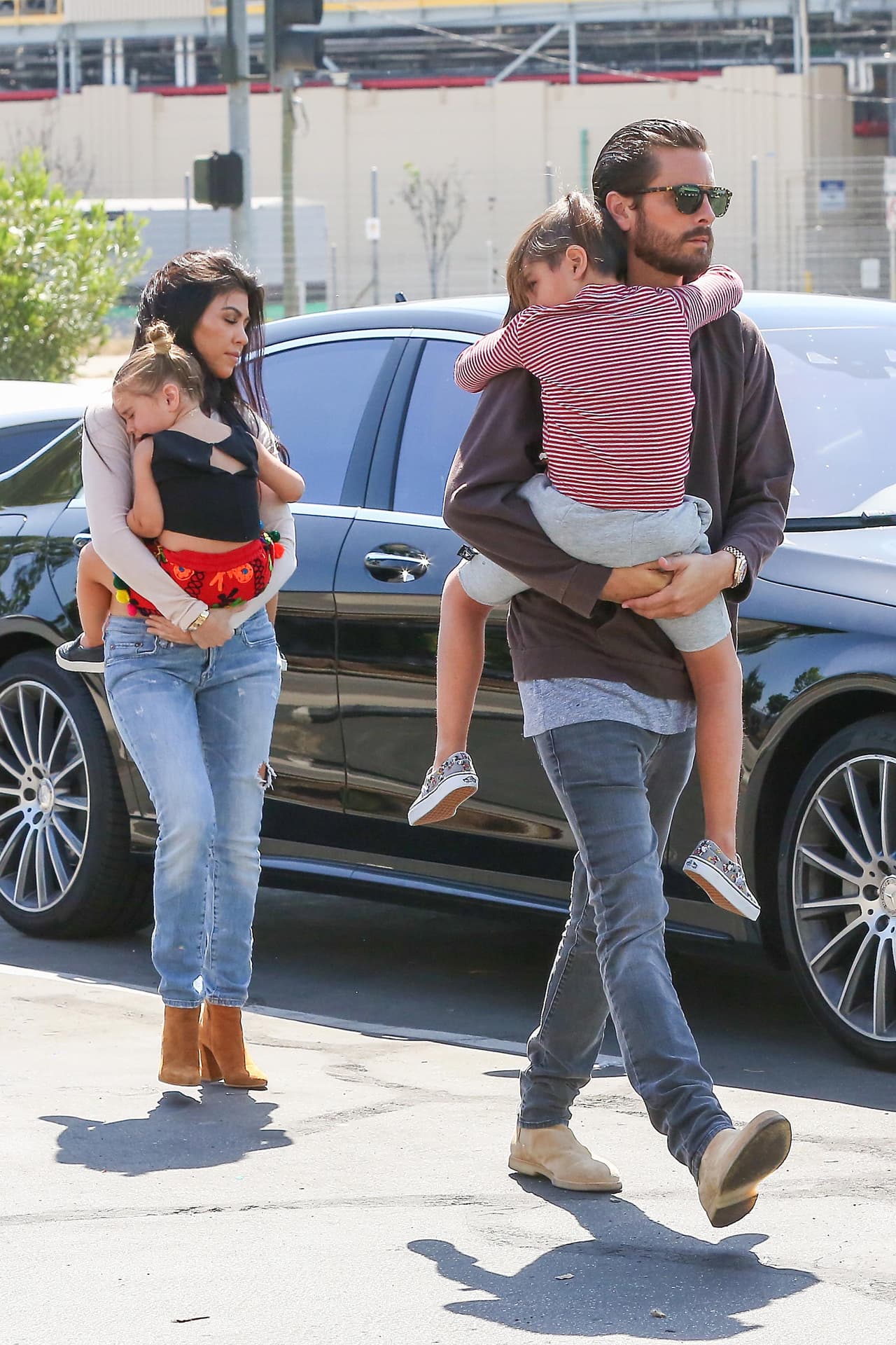 Hasta Scott Disick fue invitado a la reunión familiar.