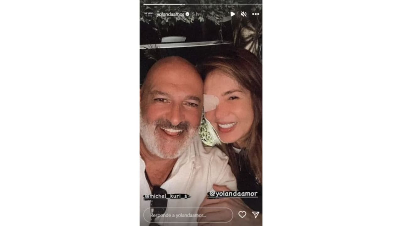 Michel Kuri, ex de Lucero, junto a Yolanda Andrade.