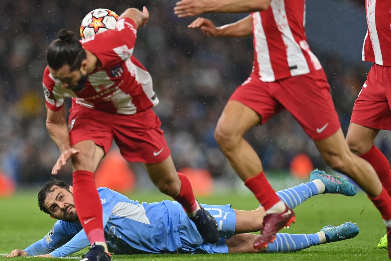 Un gol de Kevin de Bruyne bastó para que el Manchester City venciera al Atlético en la ida de los Cuartos de Final de la Champions League.