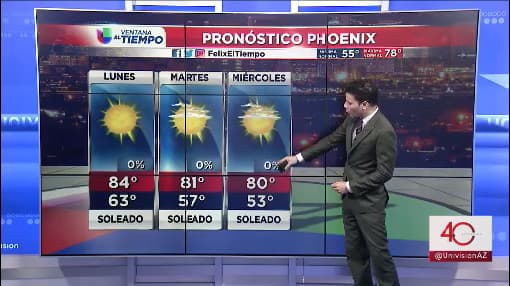 Se esperan condiciones agradables para este lunes