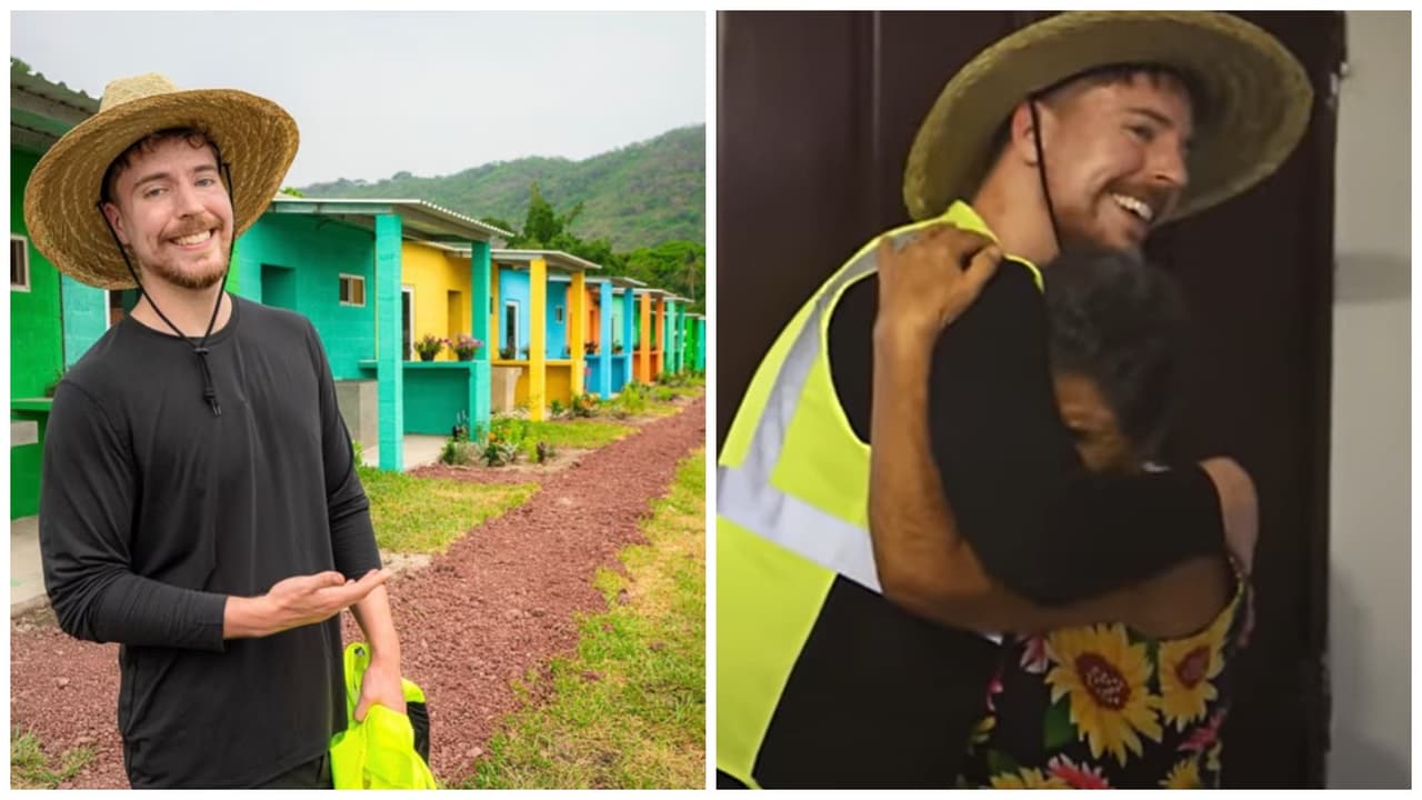Mr. Beast construye 100 casas en Latinoamérica y las regala a familias necesitadas: así reccionaron