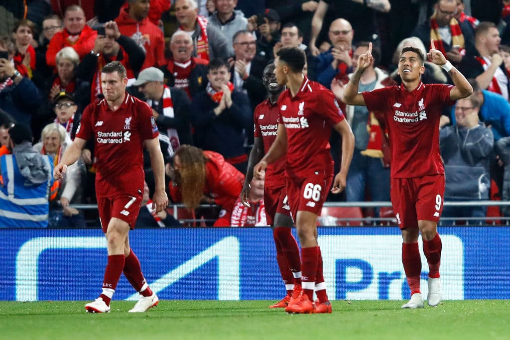 El brasileño Roberto Firminho puso la justicia en el marcador y marcó el 3-2 en el tiempo de descuento del partido para darle el triunfo a Liverpool.