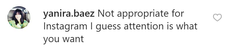 Los comentarios entre sus seguidores no se hicieron esperar, pues hubo quienes compartieron su entusiasmo y otros a los que la foto les disgustó.