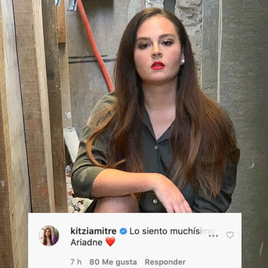 La socialité Kitzia Mitre, participante de la serie de Netflix 'Made in Mexico', le hizo saber cuánto lo sentía con este mensaje.
