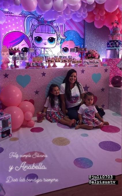 Juliana gozó también la hermosa tarde junto a Silvana y Anabella.