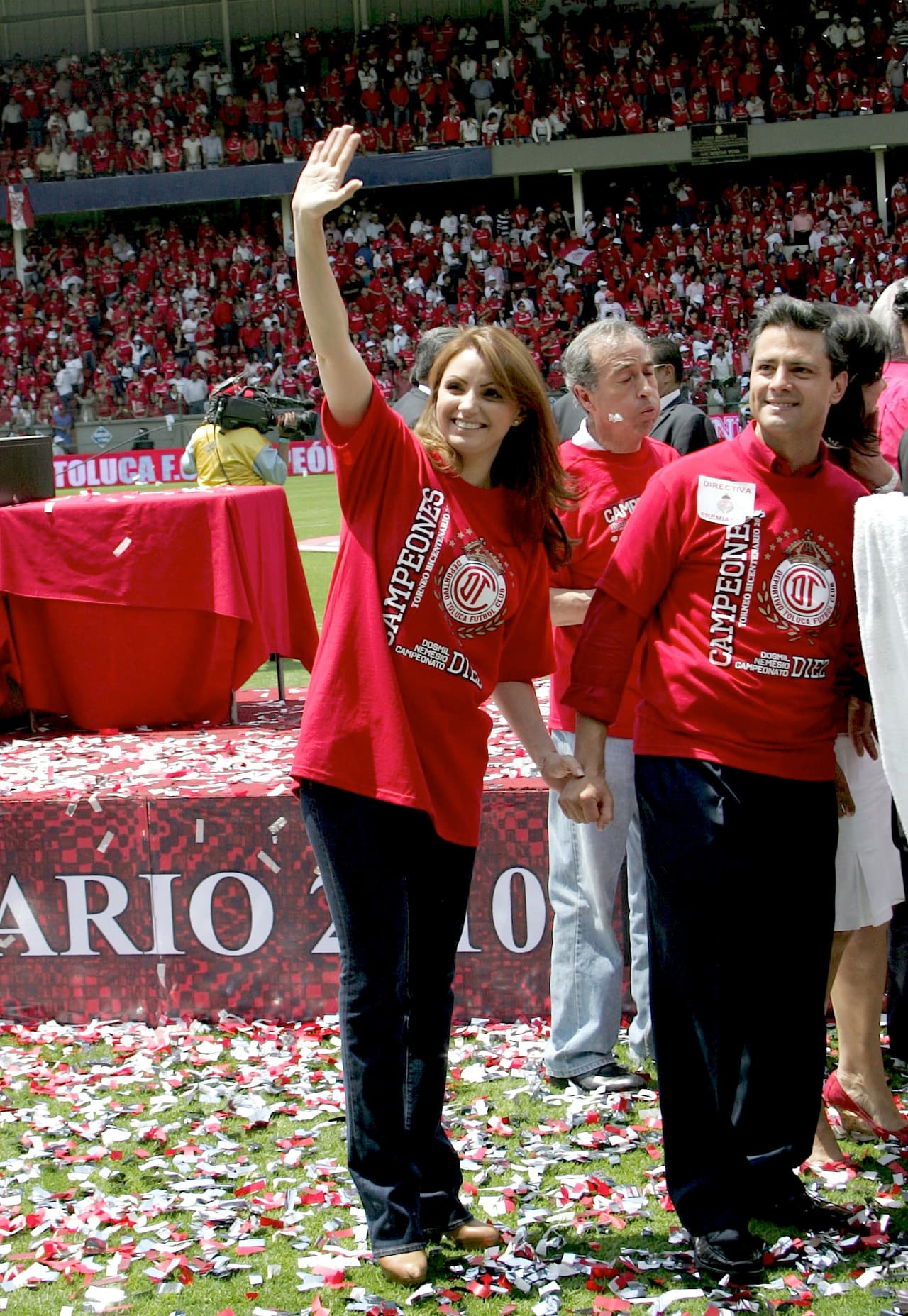 La actriz conquistó al público con su interpretación de 'La Gaviota' y, justo en este momento de gran popularidad, comenzó su relación amorosa con el entonces gobernador del Estado de México, Enrique Peña Nieto.