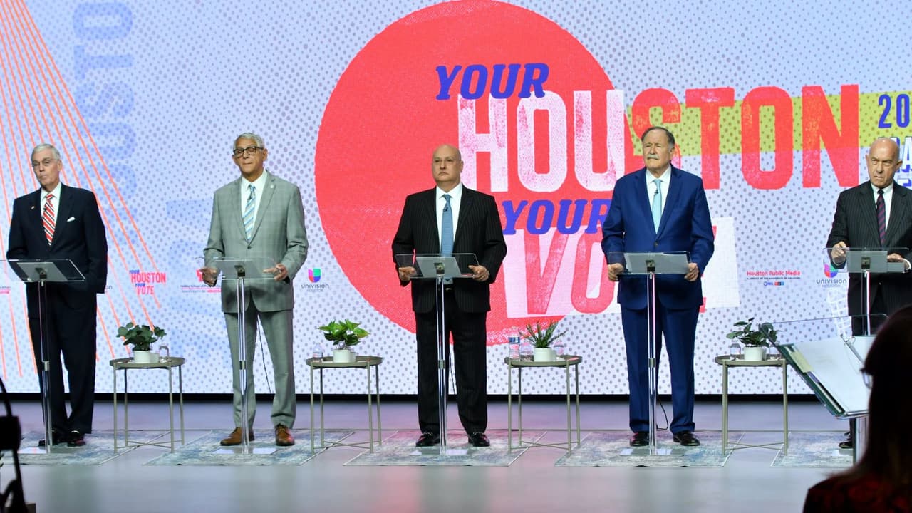 Delincuencia, economía e inmigrantes: Así transcurrió el debate entres cinco candidatos por la alcaldía de Houston