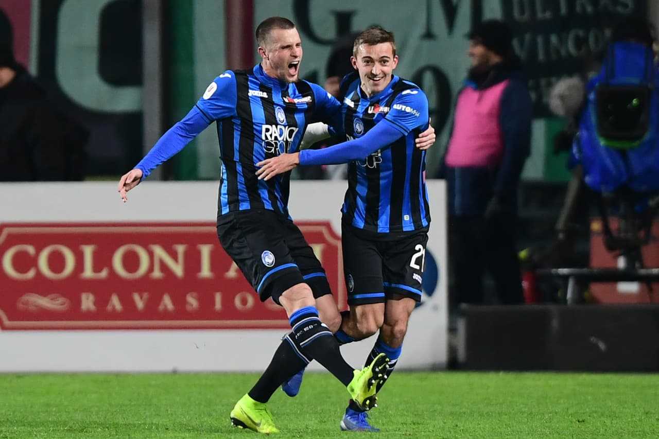 La primera anotación del partido la puso Tomoty Castagne al minuto 37 para el club
<i>neroazzurro.</i>