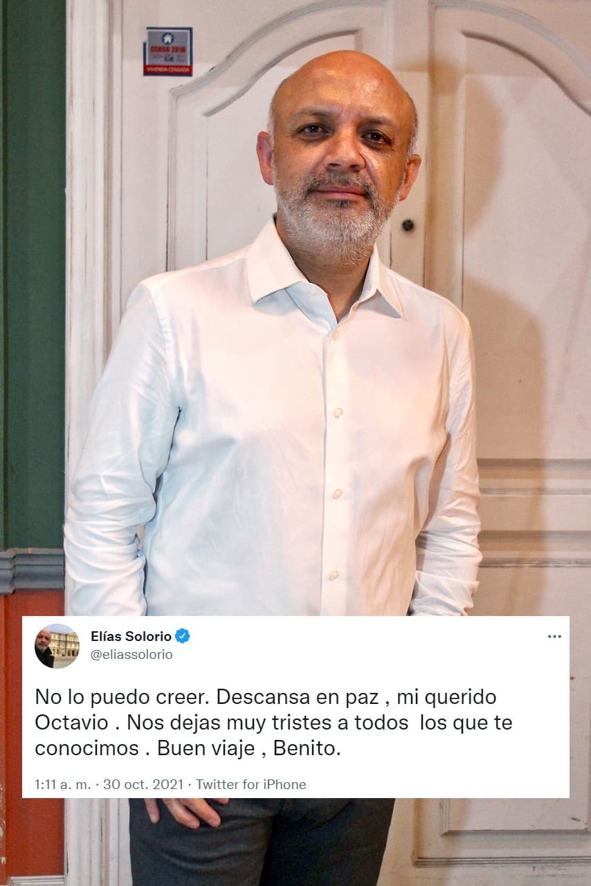 <b>Elias Solorio</b>, quien ahora produce el proyecto, también se pronunció en la red social para dar el pésame a la familia.