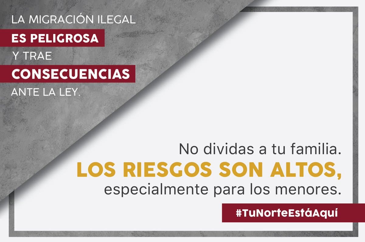 This message was posted on Twitter by the US embassy in Honduras. "Both the coyotes and the caravan leaders lie, they try to convince you to risk everything to try to enter the US illegally," says acting US ambassador to Honduras, Heide Bronke.