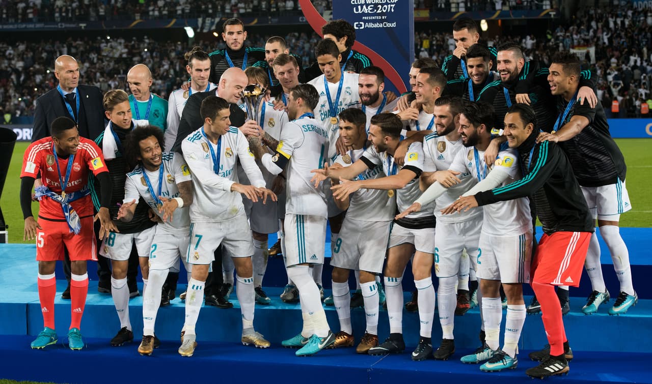 El equipo Merengue se convirtió en el primer bicampeón del Mundial de Clubes al vencer 1-0 al Gremio en la final. Y el festejo no se hizo esperar entre todas las figuras del conjunto español que consiguió su quinto título del 2017.