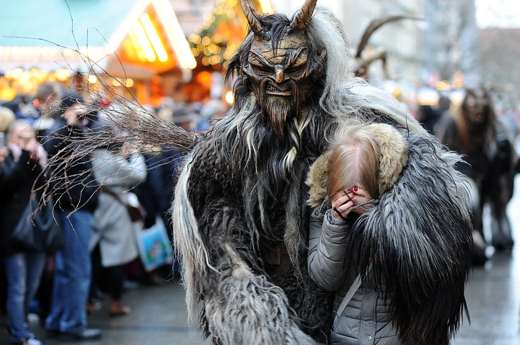 Como muchos otros personajes de leyenda, como el propio San Nicolás - Santa Claus, la imagen del Krampus ha evolucionado con el paso del tiempo y de forma diferente en diversos países y culturas, aunque en cualquier caso, Krampus representaba un equilibrio entre luz y oscuridad, facilitando la armonía entre el bien y el mal, en conjunto con Nicolás.