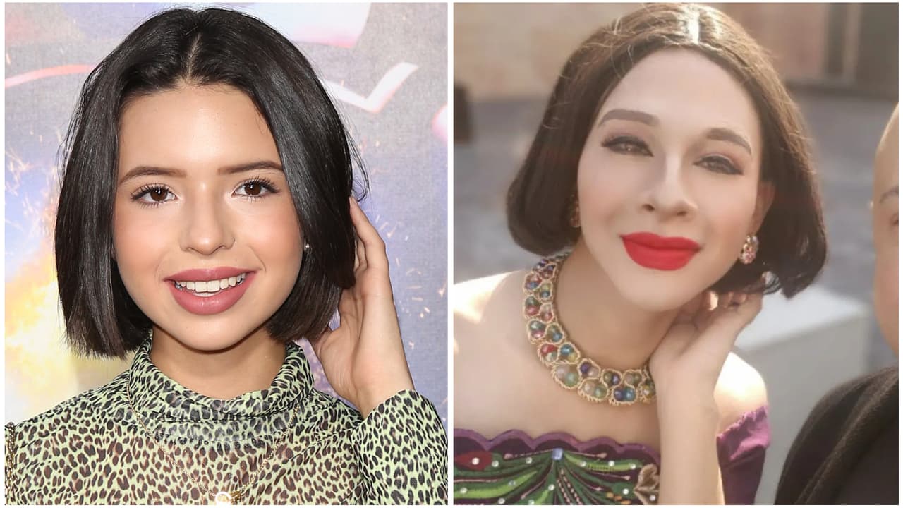 Así reaccionó Ángela Aguilar cuando vio al hombre que la imita: ella lo considera su "doble"