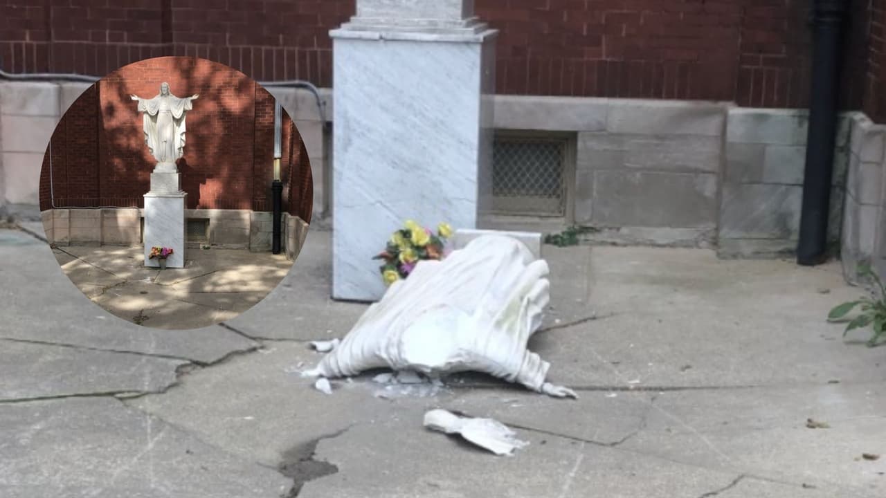 "Estamos entristecidos": Vandalizan la Iglesia de La Villita