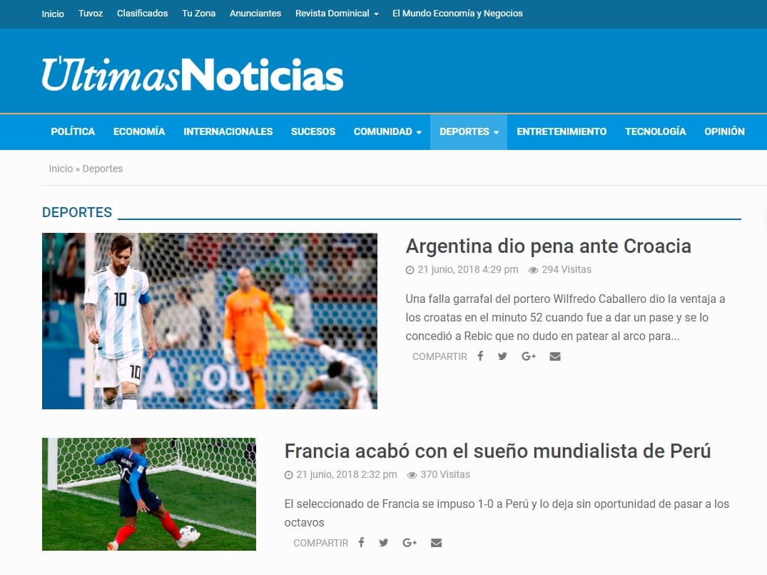 Últimas Noticias (Venezuela) se fue con todo contra la Albiceleste.