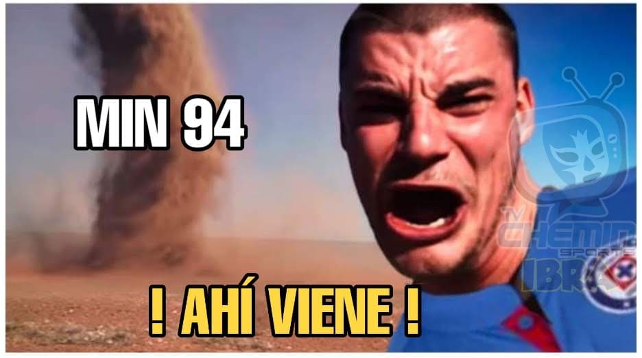 Cruz Azul la 'cruzazuleo' en el minuto 94 ante Toluca y los memes se comen a la Máquina.