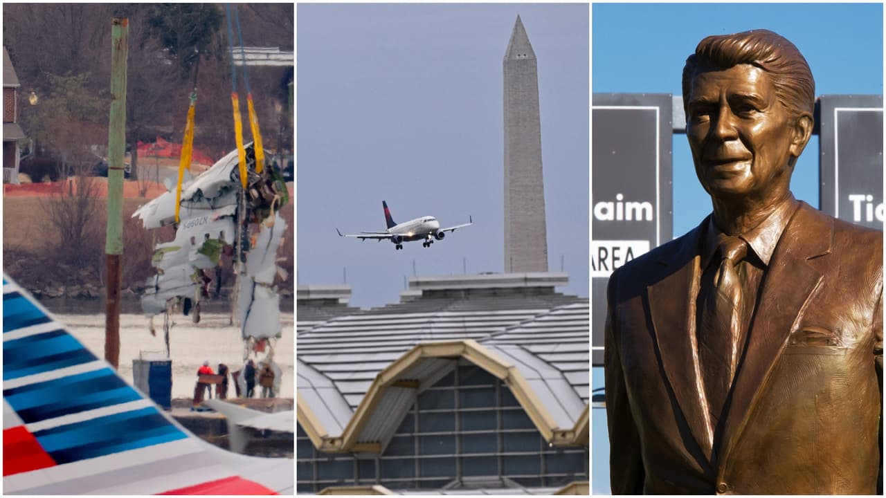 De la tragedia en el río Potomac al choque de alas de aviones: los incidentes aéreos recientes en DC 