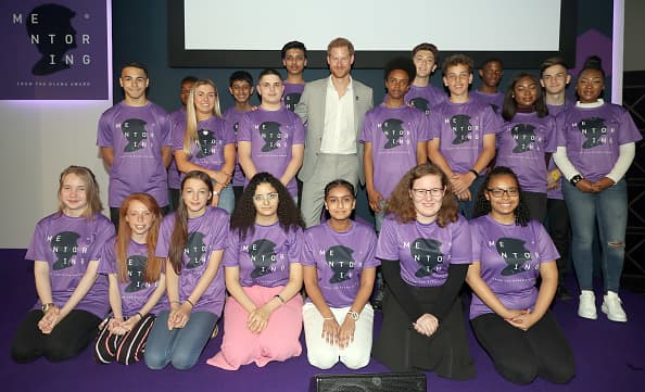 El duque de Sussex también alentó a las empresas y organizaciones a ser parte de las tutorías juveniles.