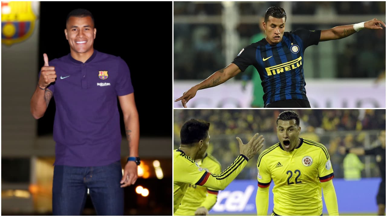 El camino de Jeison Murillo hasta cumplir el sueño de jugar en el Barcelona