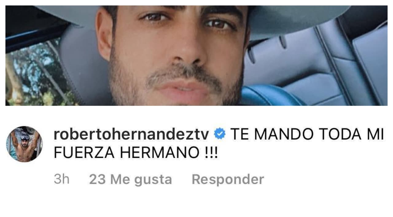 Roberto Hernández, otro de sus compañeros en el esperado reality show de Univision, también le mandó fuerzas ante esta triste noticia.
<br>