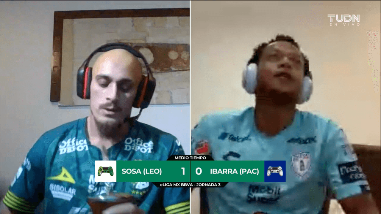 Nicolás Sosa continúa mandando junto a su León en la eLiga MX y ahora victimizaron a los Tuzos de Pachuca de Romario Ibarra.