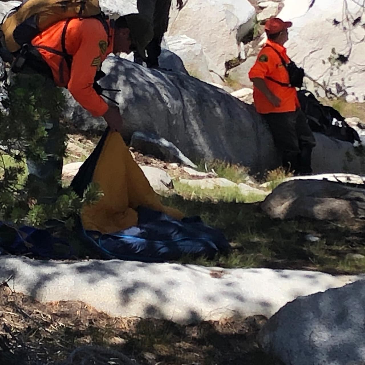 <b>Los rescatistas encontraron el 2 de julio pasado el sitio del campamento en el área de Johnson Meadows</b>. Habían documentos y pertenencias personales, sin embargo ni un rastro de ella.