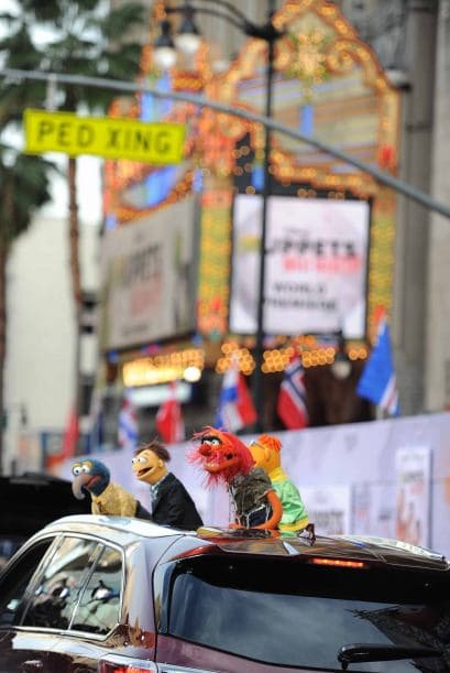 Los famosos títeres llegaron al Capital Theatre durante la premier de su más reciente película y sus fieles fanáticos se apoderaron del boulevard de las estrellas en Hollywood. Muppets Most Wanted es una comedia musical escrita por Bobin y Nicholas Stoller y continúa la saga de 2011 ‘The Muppets’. Esta vez, la rana Kermit y sus amigos se verán envueltos involuntariamente en un crimen internacional, mientras se encontraban de gira por Europa.