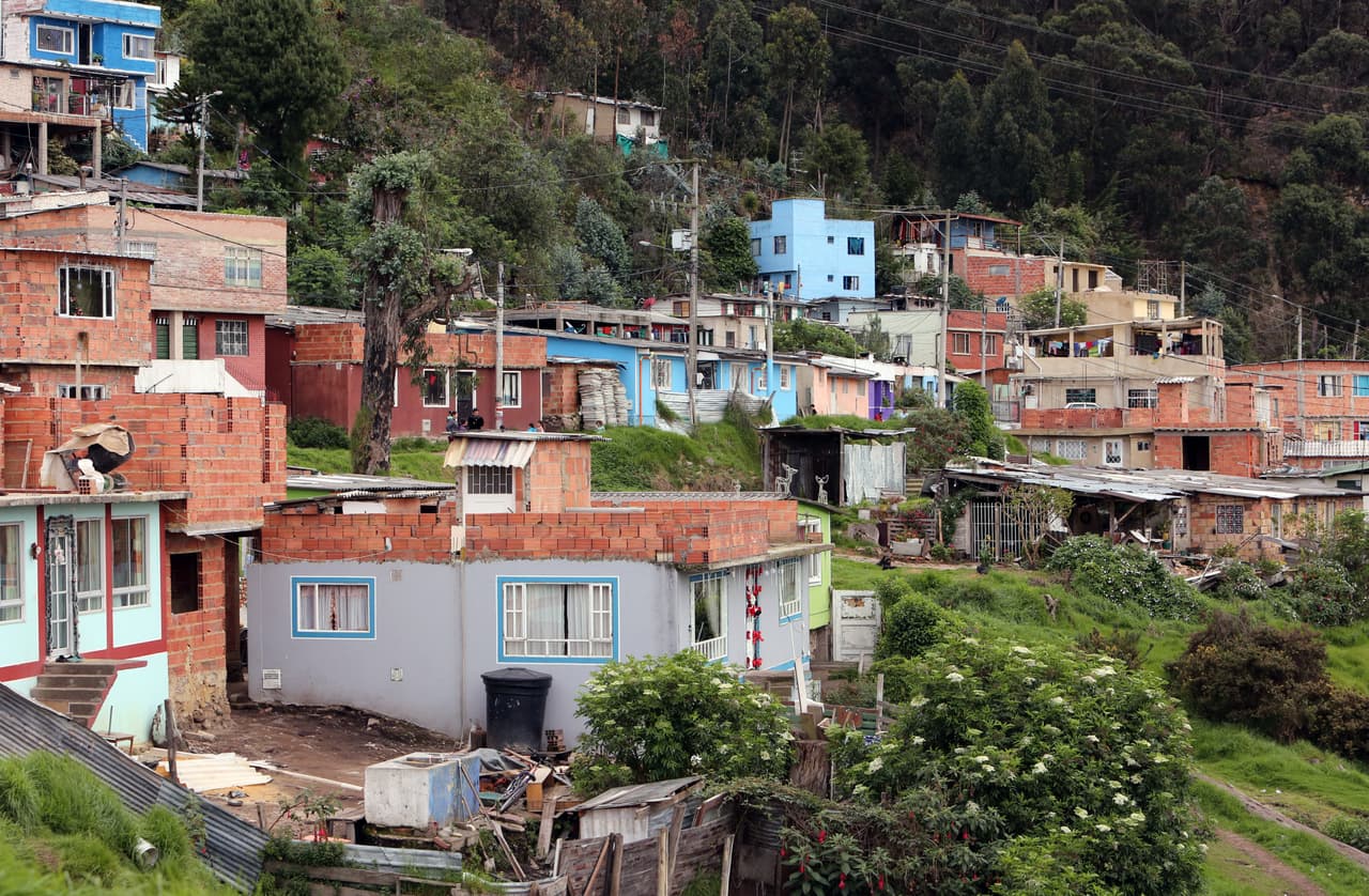 Vista general del barrio Bosque Calderón, donde vivía la niña de 7 años.