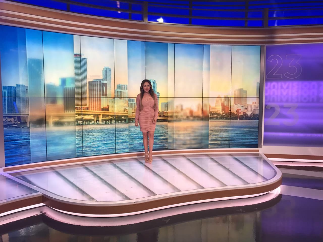 Uno de sus grandes sueños siempre fue ser presentadora de noticias.