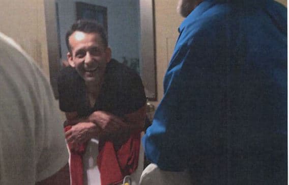 Óscar Sánchez en una reunión en Arizona.