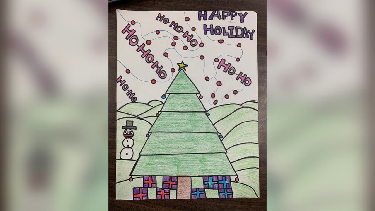 Fueron 99 obras que se presentaron pero se escogieron 18 como las finalistas.
<br>
<br>Pintura: Jada Jefferson, quinto grado, Blackshear Elementary School.